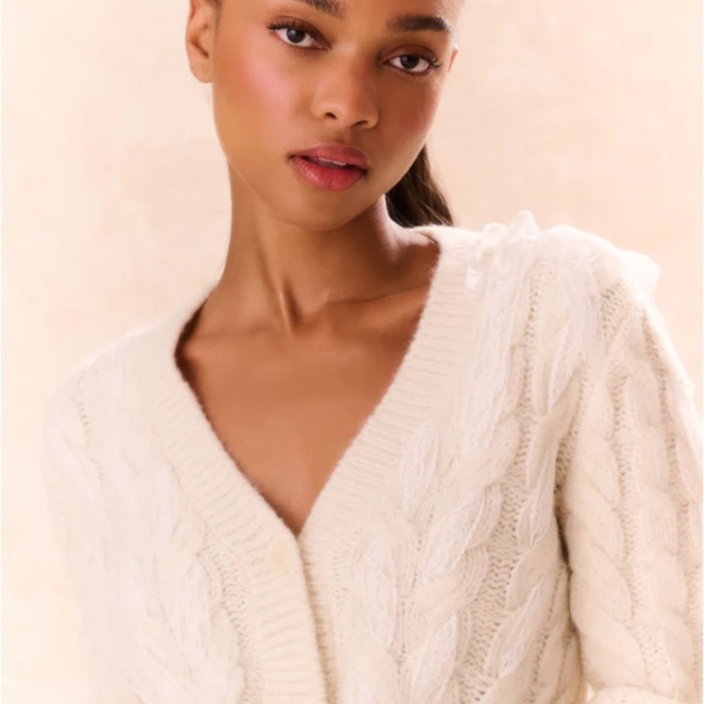 LOVESHACKFANCY Lourella Cardigan - Picture 3 of 7